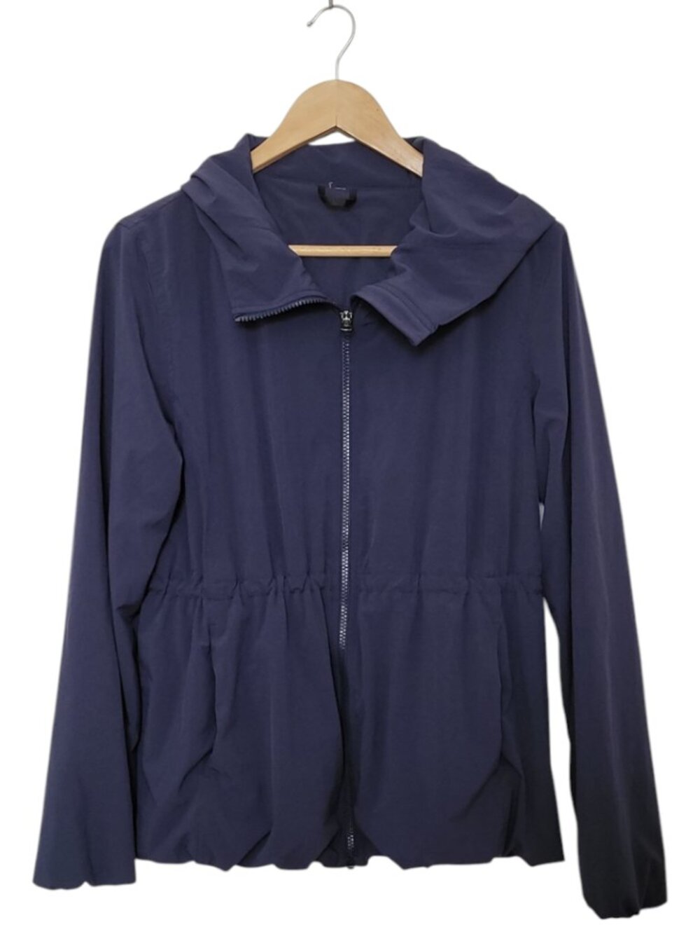 Lululemon Belle Hooded Zip Jacket Deep Indigo Size 8 - Picture 3 of 10